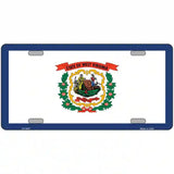 West Virginia State Flag Metal Novelty License Plate 12" x 6" (LP)