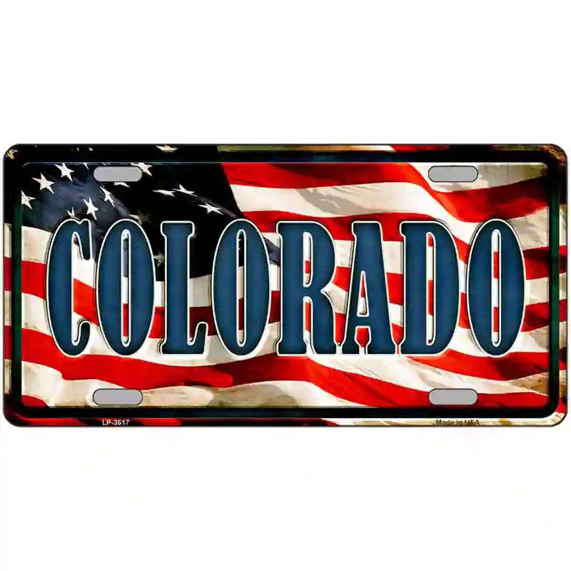 ロイヤルコペンハーゲン　プレート　Plate request from USA Colorado on American Flag License Plate Tag | Smart Blonde