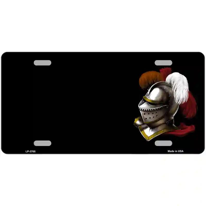 Armor Offset Metal Novelty License Plate 12" x 6" (LP)