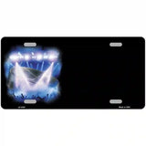 Hockey Game Offset Metal Novelty License Plate 12" x 6" (LP)