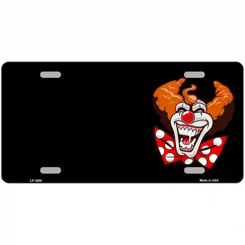Clown Offset Metal Novelty License Plate 12" x 6" (LP)