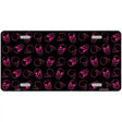 Purple Skulls Metal Novelty License Plate 12" x 6" (LP)