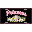 Princess Tiara Metal Novelty License Plate 12" x 6" (LP)