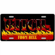 Bitch From Hell Metal Novelty License Plate 12" x 6" (LP)