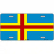 Aland Flag Metal Novelty License Plate 12" x 6" (LP)
