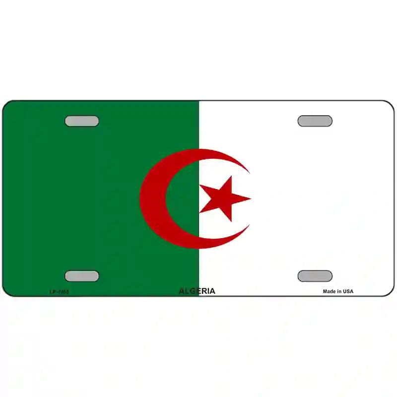 Algeria Flag Metal Novelty License Plate 12" x 6" (LP)
