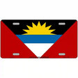 Antigua & Barbuda Flag Metal Novelty License Plate 12" x 6" (LP)