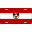 Austria Flag Metal Novelty License Plate 12" x 6" (LP)