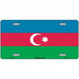 Azerbaijan Flag Metal Novelty License Plate 12" x 6" (LP)