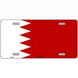 Bahrain Flag Metal Novelty License Plate 12" x 6" (LP)