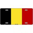 Belgium Flag Metal Novelty License Plate 12" x 6" (LP)