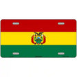 Bolivia Flag Metal Novelty License Plate 12" x 6" (LP)