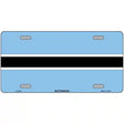 Botswana Flag Metal Novelty License Plate 12" x 6" (LP)