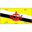 Brunei Flag Metal Novelty License Plate 12" x 6" (LP)