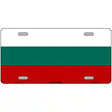 Bulgaria Flag Metal Novelty License Plate 12" x 6" (LP)