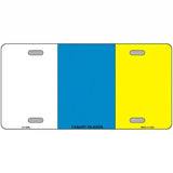 Canary Islands Flag Metal Novelty License Plate 12" x 6" (LP)