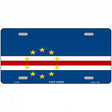 Cape Verde Flag Metal Novelty License Plate 12" x 6" (LP)