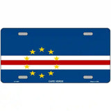 Cape Verde Flag Metal Novelty License Plate 12" x 6" (LP)