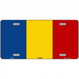 Chad Flag Metal Novelty License Plate 12" x 6" (LP)