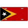 East Timor Flag Metal Novelty License Plate 12" x 6" (LP)
