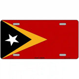 East Timor Flag Metal Novelty License Plate 12" x 6" (LP)