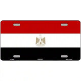 Egypt Flag Metal Novelty License Plate 12" x 6" (LP)