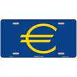Euro Flag Metal Novelty License Plate 12" x 6" (LP)