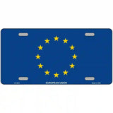 European Union Flag Metal Novelty License Plate 12" x 6" (LP)