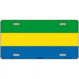 Gabon Flag Metal Novelty License Plate 12" x 6" (LP)