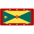 Grenada Flag Metal Novelty License Plate 12" x 6" (LP)