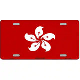 Hong Kong Flag Metal Novelty License Plate 12" x 6" (LP)