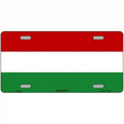 Hungary Flag Metal Novelty License Plate 12" x 6" (LP)
