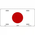 Japan Flag Metal Novelty License Plate 12" x 6" (LP)