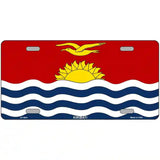 Kiribati Flag Metal Novelty License Plate 12" x 6" (LP)