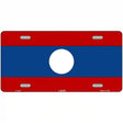 Laos Flag Metal Novelty License Plate 12" x 6" (LP)