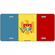 Moldova Flag Metal Novelty License Plate 12" x 6" (LP)