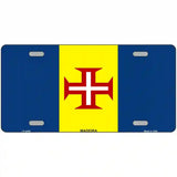 Madeira Flag Metal Novelty License Plate 12" x 6" (LP)