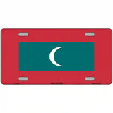 Maldives Flag Metal Novelty License Plate 12" x 6" (LP)