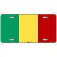 Mali Flag Metal Novelty License Plate 12" x 6" (LP)