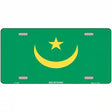 Mauritania Flag Metal Novelty License Plate 12" x 6" (LP)
