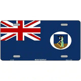 Montserrat Flag Metal Novelty License Plate 12" x 6" (LP)