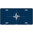 Nato Flag Metal Novelty License Plate 12" x 6" (LP)