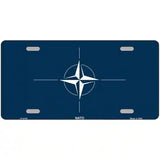 Nato Flag Metal Novelty License Plate 12" x 6" (LP)