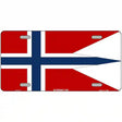Norway-NS Flag Metal Novelty License Plate 12" x 6" (LP)