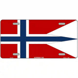 Norway-NS Flag Metal Novelty License Plate 12" x 6" (LP)