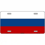 Russia Flag Metal Novelty License Plate 12" x 6" (LP)