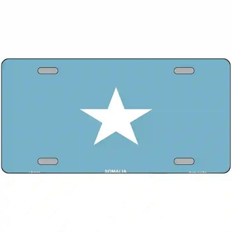 Somalia Flag Metal Novelty License Plate 12" x 6" (LP)