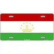 Tajikistan Flag Metal Novelty License Plate 12" x 6" (LP)