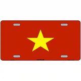 Vietnam Flag Metal Novelty License Plate 12" x 6" (LP)