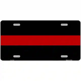 Thin Red Line Fire Metal Novelty License Plate 12" x 6" (LP)